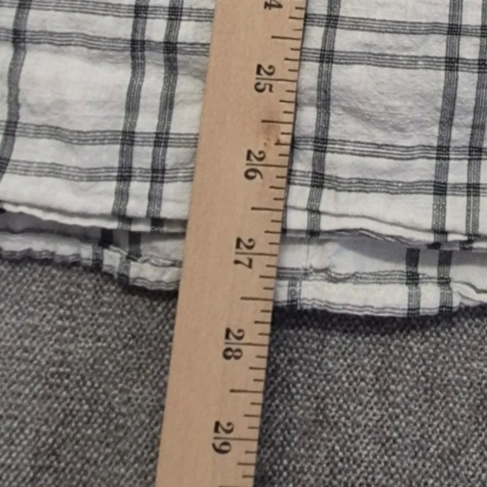 The North Face men's plaid short sleeve button up shirt LG 100% cotton outdoors